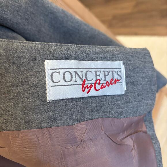 Vintage gray wool blazer concepts by Carla Women's size medium - Picture 6 of 7